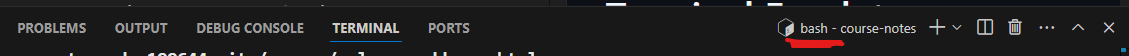 VS Code Terminal